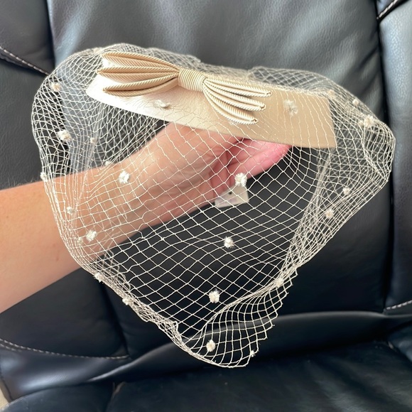 2 Vintage Union Made Fascinator style hats from the 40s/50s - Picture 3 of 10